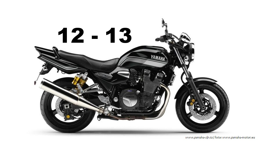 Technická specifikace Yamaha XJR 1300 12-13