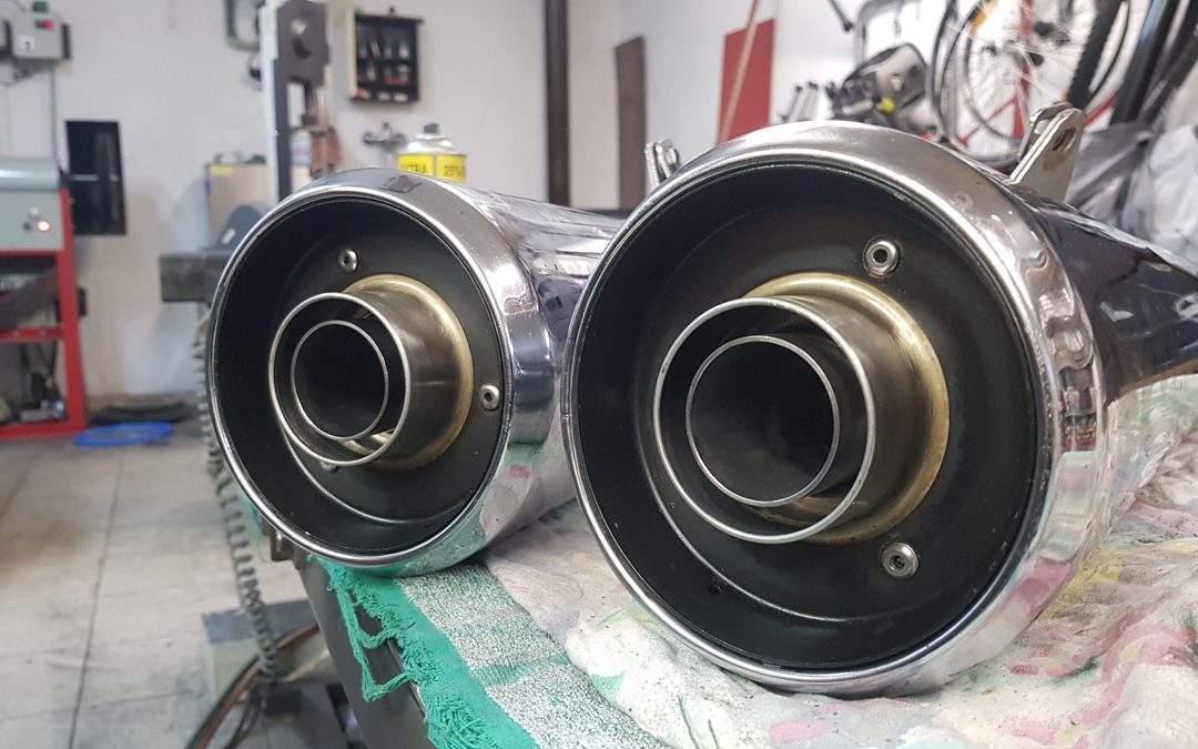 Úprava originálních výfuků XJR 1200/1300 do r.v. 2006